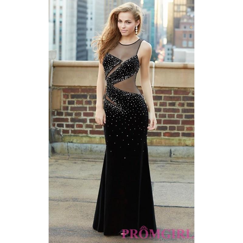 My Stuff, Floor Length Sleeveless Dress by Madison James - Brand Prom Dresses|Beaded Evening Dresses