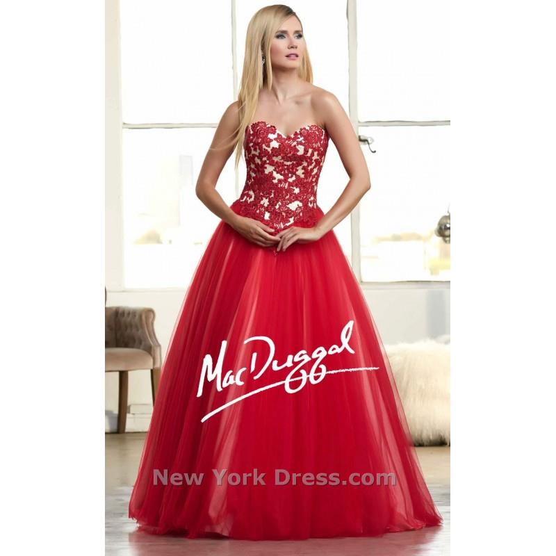 My Stuff, Mac Duggal 40408H - Charming Wedding Party Dresses|Unique Celebrity Dresses|Gowns for Brid