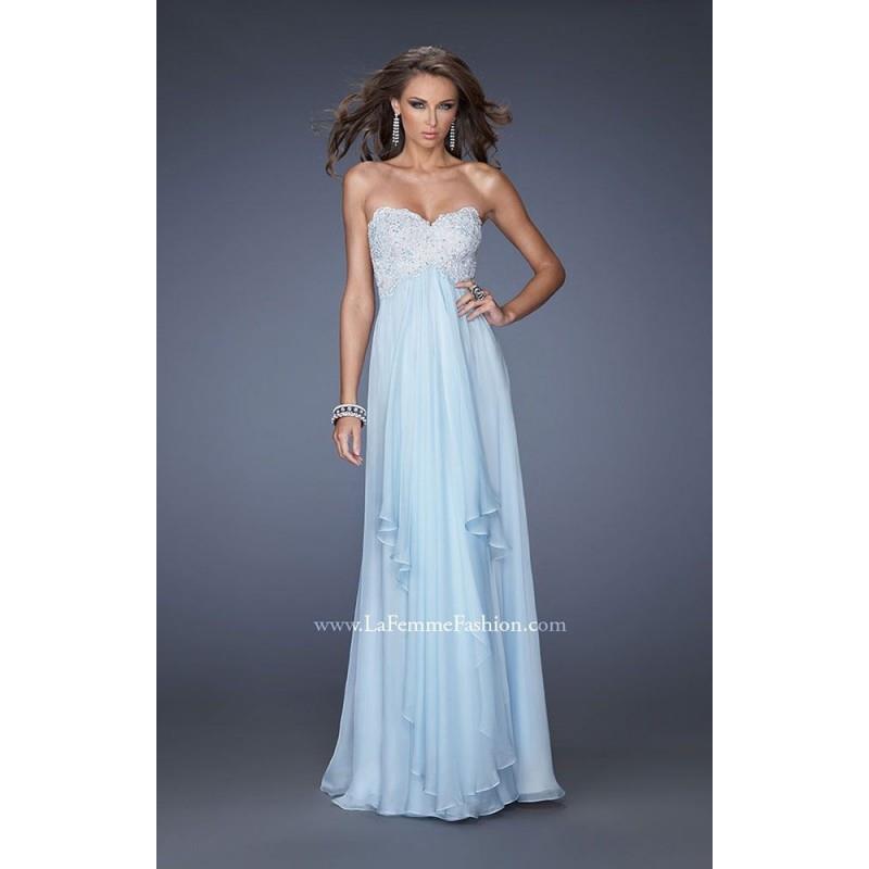 My Stuff, Hot Coral La Femme 20066 - Chiffon Dress - Customize Your Prom Dress