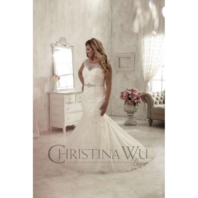 My Stuff, Eternity Bride Plus-Size Dresses Style 29269 by Love by Christina Wu - Ivory  White Lace W