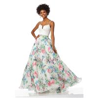 White Floral Sugarplum Morilee Prom 99005 Morilee Prom - Top Design Dress Online Shop