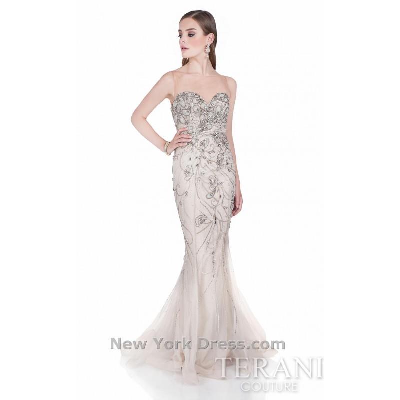wedding, Terani 1611GL0462 - Charming Wedding Party Dresses|Unique Celebrity Dresses|Gowns for Bride
