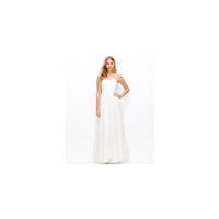 Ann Taylor Lace Georgette Spaghetti Strap Gown -  Designer Wedding Dresses|Compelling Evening Dresse