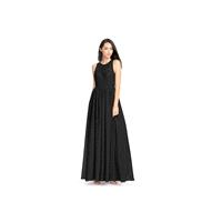 Black Azazie Jewel - Scoop Floor Length Illusion Chiffon Dress - Charming Bridesmaids Store