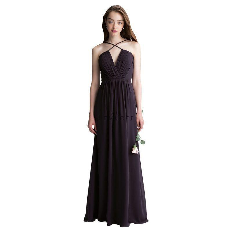 My Stuff, Bill Levkoff 1405 Spaghetti Strap Chiffon Floor Length Bridesmaid Dress - Crazy Sale Brida