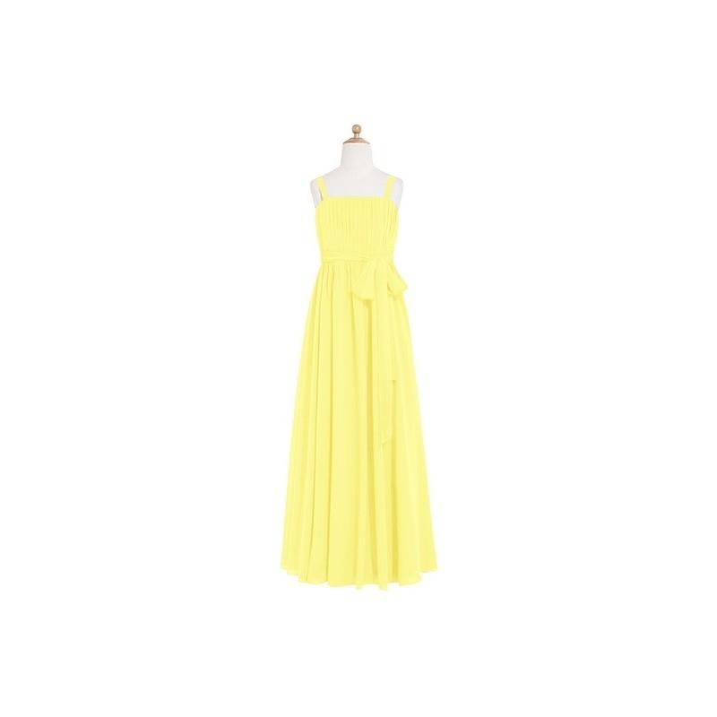 My Stuff, Lemon Azazie Ellie JBD - Straight Back Zip Chiffon Floor Length Dress - Cheap Gorgeous Bri