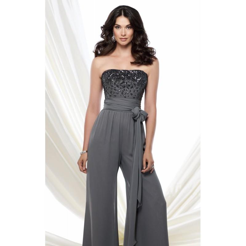 My Stuff, Beaded Jumpsuit by Mon Cheri Montage 115976 - Bonny Evening Dresses Online