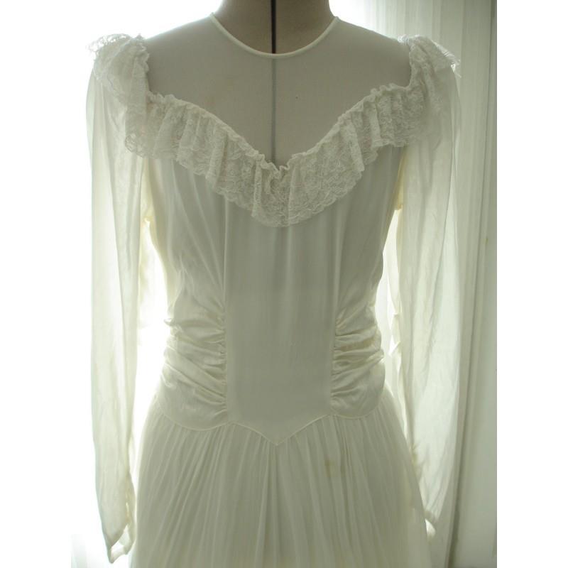My Stuff, 1930 Gatsby Style Satin, Lace and Silk Crepe wedding Dress - Hand-made Beautiful Dresses|U