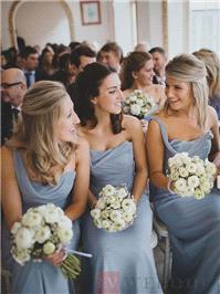 Bridal Dresses. A-Line Princess Sweetheart Floor-Length Chiffon Bridesmaid Dress