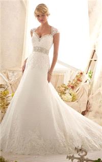 Bridal Dresses. Cute Floor-Length Shoulder Straps Lace Wedding Dress