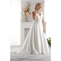 Style 1515 by Bonny - Unforgettable Collection - V-neck Floor length A-line Chiffon Cathedral Dress