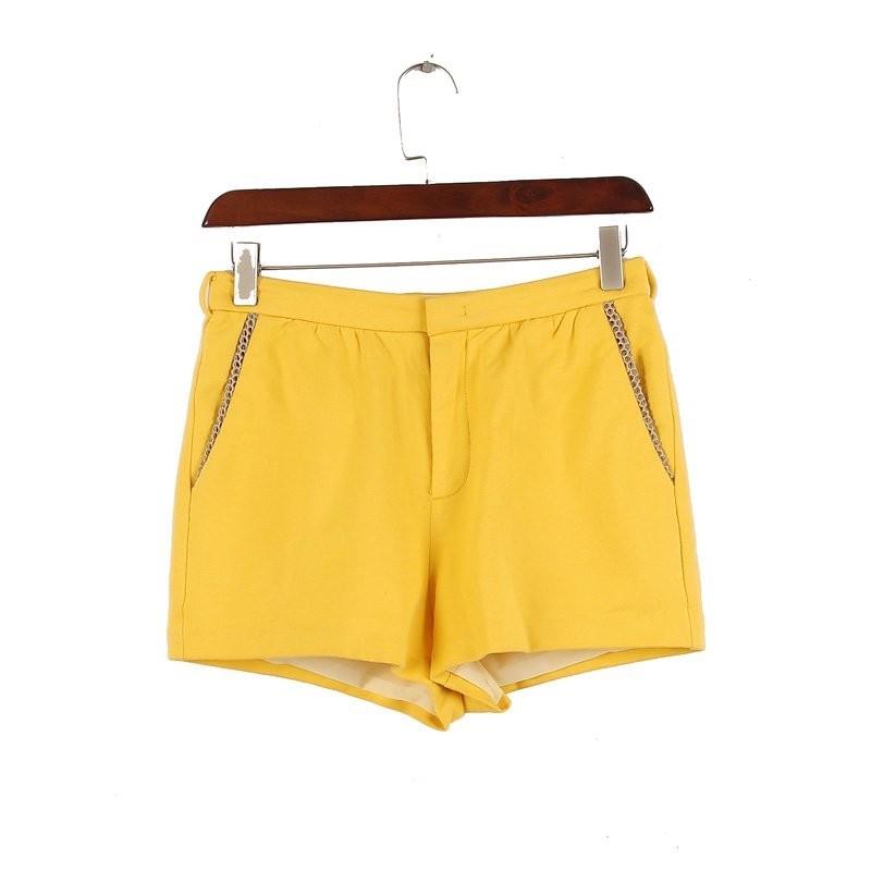 My Stuff, Vogue High Waisted Cotton Summer Short Casual Trouser - Lafannie Fashion Shop