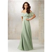 Morilee Bridesmaids 21509 Off the Shoulder Chiffon Bridesmaids Dress - Crazy Sale Bridal Dresses|Spe