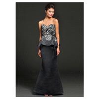Charming Satin Sweetheart Neckline Floor-length Sheath Formal Dress With Beaded Embroideries - overp