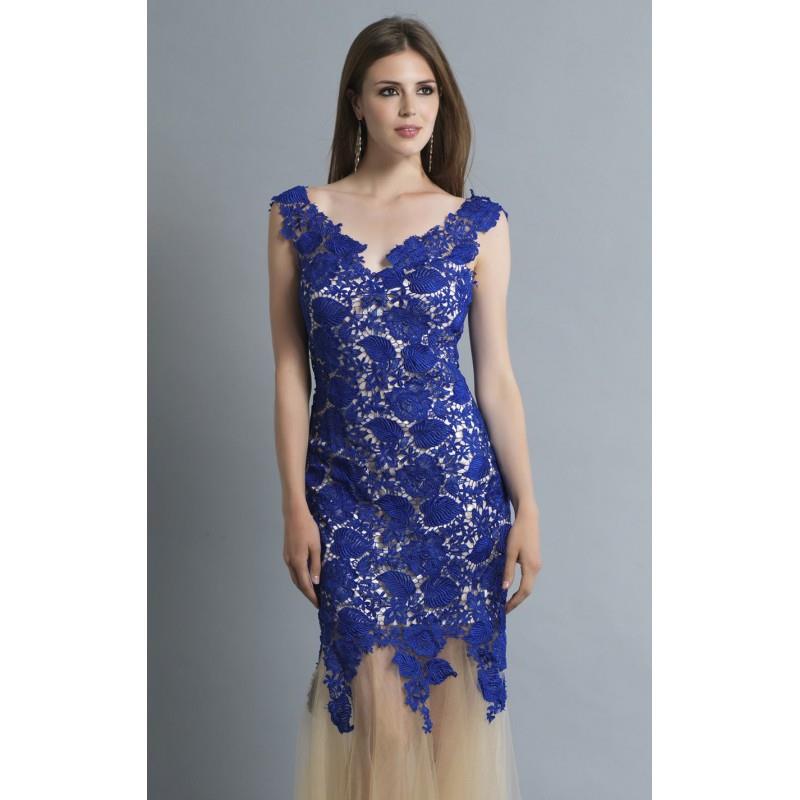 wedding, Floral Lace Dress by Dave and Johnny 10404 - Bonny Evening Dresses Online