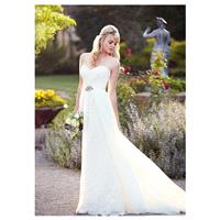 Elegant Lace Sweetheart Neckline Natural Waistline 2 In 1 Wedding Dress - overpinks.com