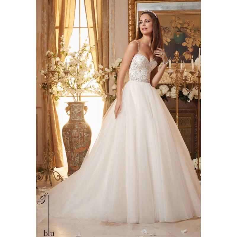 My Stuff, White Blu Bridal by Mori Lee 5463 - Brand Wedding Store Online