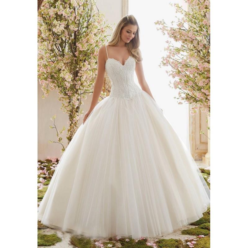 My Stuff, Mori Lee Voyage 6838 Wedding Dress - Long Destination Wedding Mori Lee Dress - 2017 New We