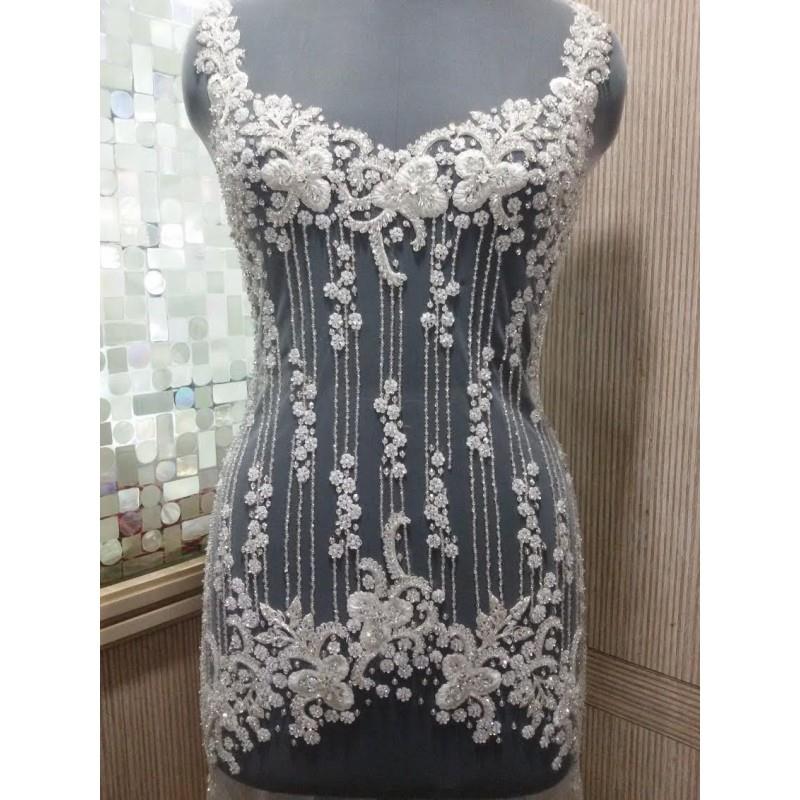 My Stuff, Hand Beaded and Embroidered WEDDING DRESS Bodice, Top or Corset In Over 50 Styles and Colo