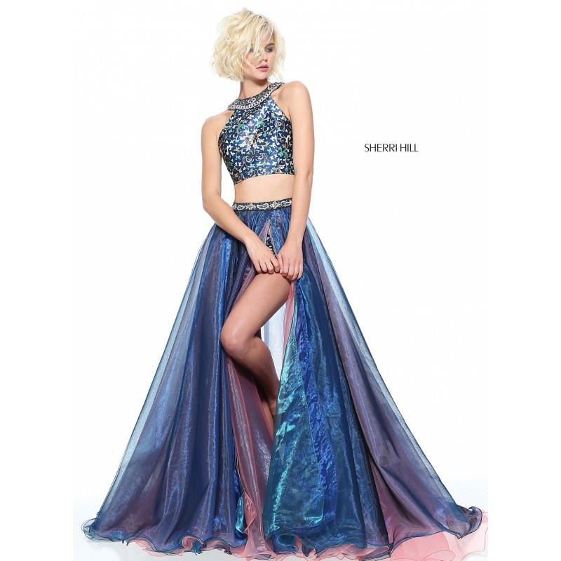 My Stuff, Sherri Hill 51181 Prom Dress - Prom Long Halter 2 PC, Ball Gown, Crop Top Sherri Hill Dres