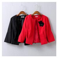 Slimming One Color Fine Lady Fall Coat - beenono.com