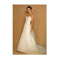 Birnbaum & Bullock - Spring 2013 - Willa Strapless Silk Organza A-Line Wedding Dress with Ruched Bod