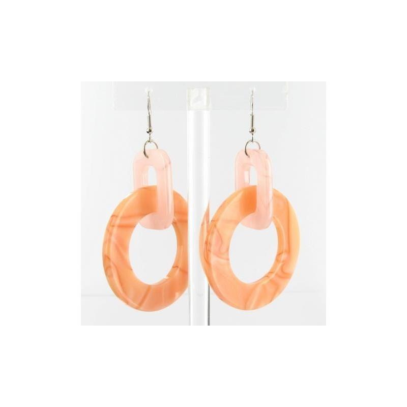 My Stuff, Helens Heart Earrings PRE10533-Rose-Marble Helen's Heart Earrings - Rich Your Wedding Day