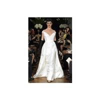 Sara Jassir FW14 Dress 10 - White Fall 2014 V-Neck A-Line Sarah Jassir Full Length - Rolierosie One