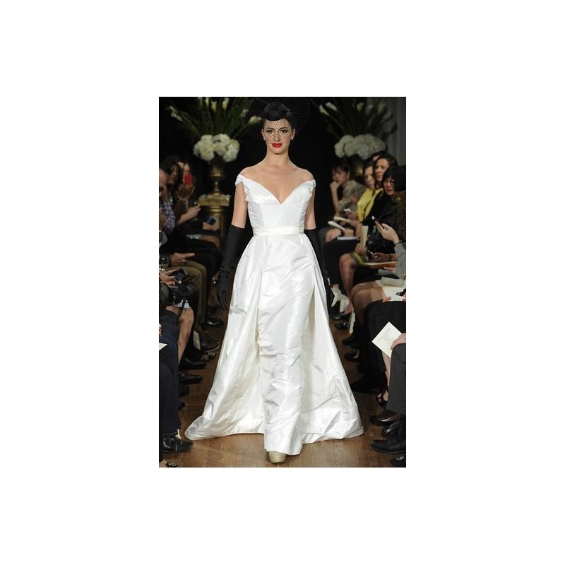 My Stuff, Sara Jassir FW14 Dress 10 - White Fall 2014 V-Neck A-Line Sarah Jassir Full Length - Rolie