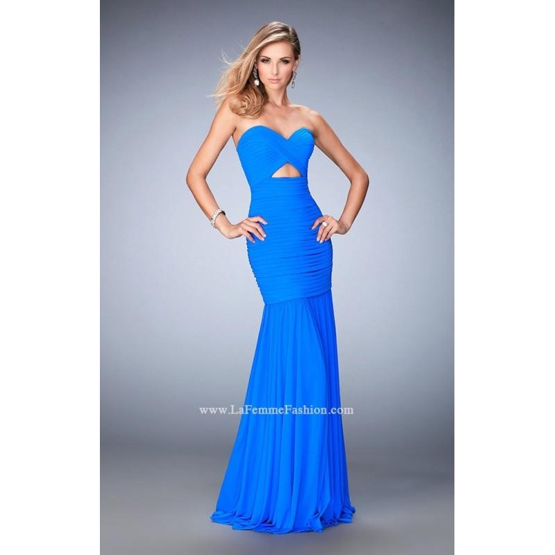 My Stuff, Black La Femme 22753 - Customize Your Prom Dress