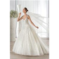 Style 602 by Illusions by Demetrios - Tulle Chapel Length Floor length V-neck Sleeveless Ballgown Dr