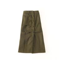 Vogue Slimming Wool One Color Trendy Fall Mid-length Skirt Skirt - Discount Fashion in beenono