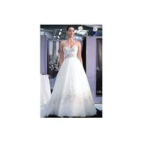 Casablanca FW12 Dress 9 - Casablanca Bridal Full Length A-Line Fall 2012 White Sweetheart - Rolieros