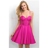 Party Pink Sweetheart Mikado Dress by Blush by Alexia - Color Your Classy Wardrobe