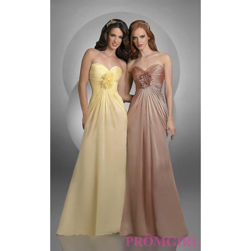 My Stuff, Shirred Bodice Bridesmaid Dress by Bari Jay - Brand Prom Dresses|Beaded Evening Dresses|Un