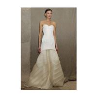 Lela Rose - Spring 2013 - Strapless Satin A-Line Wedding Dress with Sweetheart Neckline - Stunning C