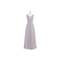 Dusk Azazie Pierrette - V Neck Floor Length Chiffon V Back Dress - Charming Bridesmaids Store