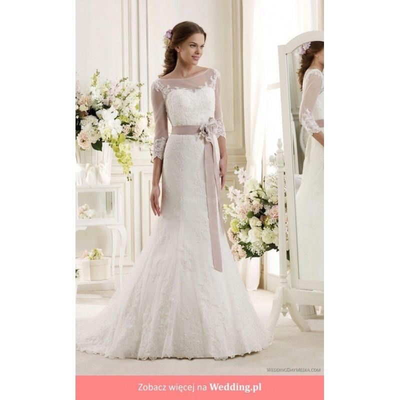 My Stuff, Colet - COAB14063IVCP Colet 2014 Floor Length Boat Mermaid Long sleeve Long - Formal Bride