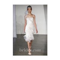 Marchesa - Fall 2013 - Meng Silk Mesh Organza Wedding Dress - Stunning Cheap Wedding Dresses|Prom Dr
