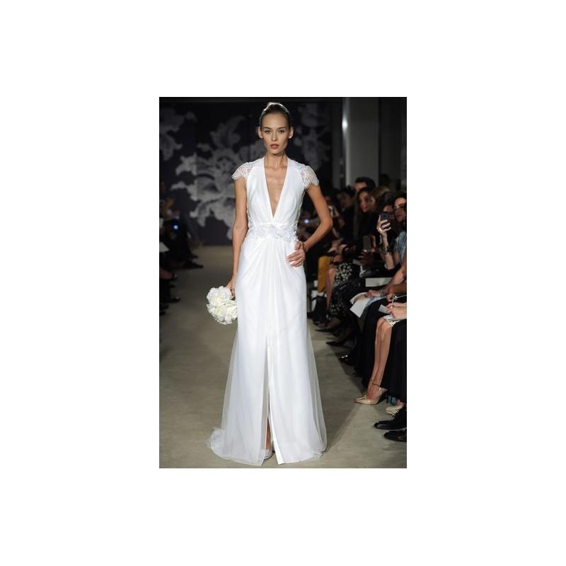My Stuff, Carolina Herrera SP2015 Dress 3 - Full Length White Sheath Carolina Herrera V-Neck Spring