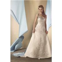 Style 2447 by Alfred Angelo Signature Collection - Sweetheart LaceSatin Sleeveless Floor length Semi