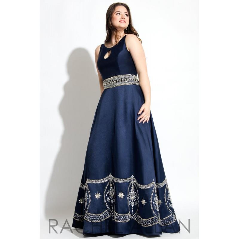 My Stuff, Navy Rachel Allan Plus Size Prom 7823 RACHEL ALLAN Curves - Rich Your Wedding Day