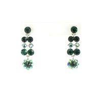 Helens Heart Earrings JE-X580-S-Emerald Helen's Heart Earrings - Rich Your Wedding Day
