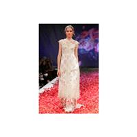 Claire Pettibone FW14 Dress 13 - Full Length Fall 2014 Ivory Claire Pettibone Sheath - Rolierosie On