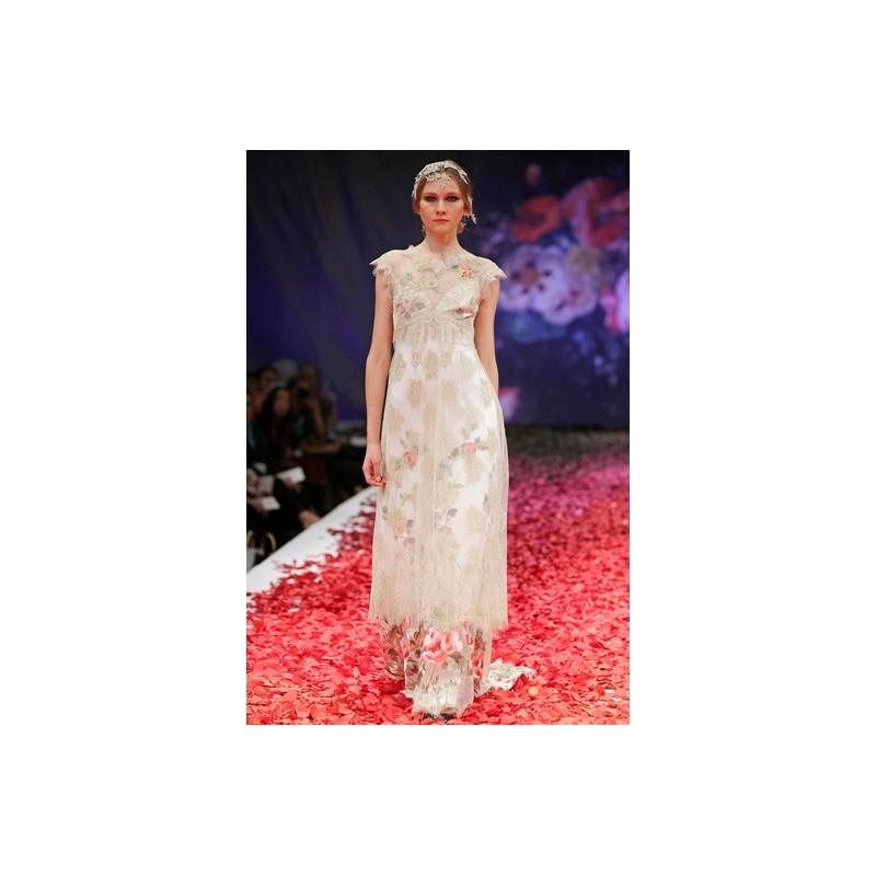 My Stuff, Claire Pettibone FW14 Dress 13 - Full Length Fall 2014 Ivory Claire Pettibone Sheath - Rol