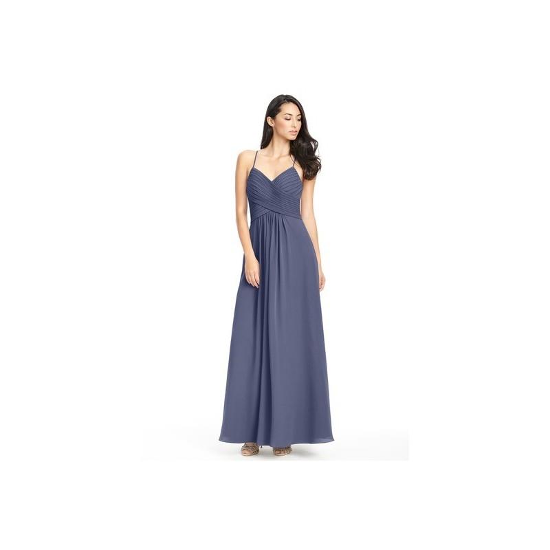 My Stuff, Stormy Azazie Haleigh - Chiffon Keyhole V Neck Floor Length Dress - Simple Bridesmaid Dres