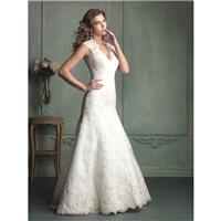 Allure Bridals 9113 Sheer Lace Back Wedding Dress - Crazy Sale Bridal Dresses|Special Wedding Dresse