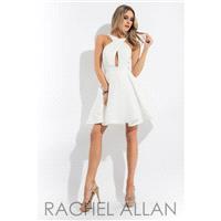 White Rachel Allan Shorts 4183 Rachel ALLAN Short Prom - Rich Your Wedding Day