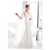 Alluring Chiffon Sweetheart Neckline Mermaid Wedding Dresses with Beadings and Rhinestones - overpin