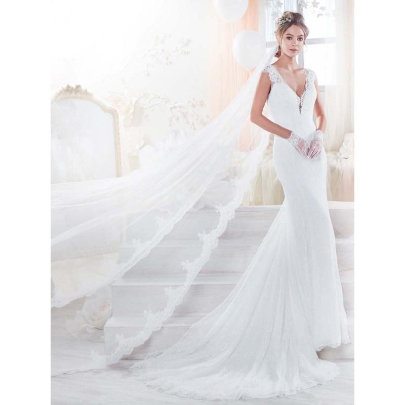 My Stuff, COAB18256 (Colet) 2018 COAB18256 Sirena En V Largo Sin mangas - Vestidos de novia 2018 | V